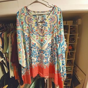 NWT Catherine's Caftan/Poncho Top size 2X/3X